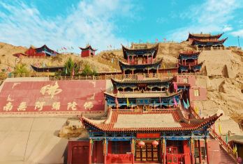 嘉峪关-文殊山石窟-悬堂寺丹霞一日游【包车出行/上门接送】【打卡”小西天“之称的文殊山石窟】