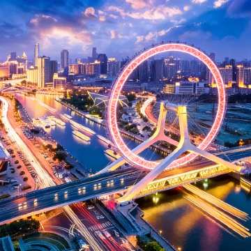 【精品优选】天津之眼+瓷房子+张学良+五大道+海河风光一日游