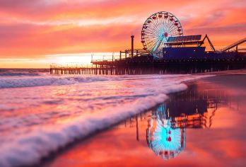 洛杉矶精品游③好莱坞星光大道+比佛利山+圣莫妮卡海滩一日游【[品质之选]礼安那国际——安全与舒适的不二之选】