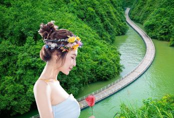 狮子关旅游区一日游【2-8】独立团，土著向导一对一陪玩【[享途品质]恩施旅行社自营联合发班，十年接待经验，一手资源品质无忧！】