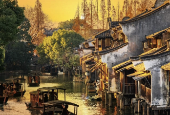 中国上海精品一日游：游览乌镇独特魅力景色｜可选多语种导游T【远离城市的喧嚣，沉浸在江南水乡的古镇里】