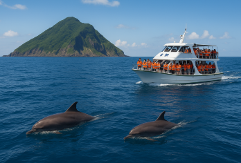 乌石赏鲸生态绿色之旅【一日游】【透过在地发展协会、深入体验渔村文化，结合多样丰富的海洋活动，进而参与海洋生态的保育、促进当地经济发展】