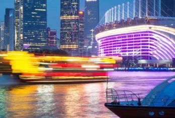 【当天可定】广州珠江夜游船票丨外观广州塔丨提前下单赠船餐【天字码头往返，外观广州塔，天天可发】