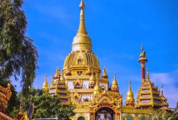 芒市勐焕大金塔+银塔+勐巴娜西珍奇园一日游【勐焕大金塔：芒市地标，山顶佛塔金光闪耀，佛教圣地，可俯瞰全城，感受神圣庄严。】