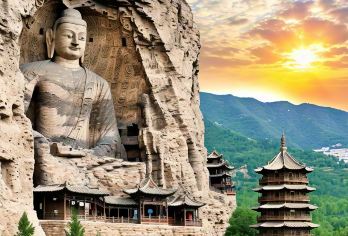 【专享包车】云冈石窟+悬空寺+应县木塔【暑期特惠上门接】【纯游玩，无消费，出发时间自由，司机师傅使用基本英语交流（保证行程时间和地点正确）复杂请用APP】