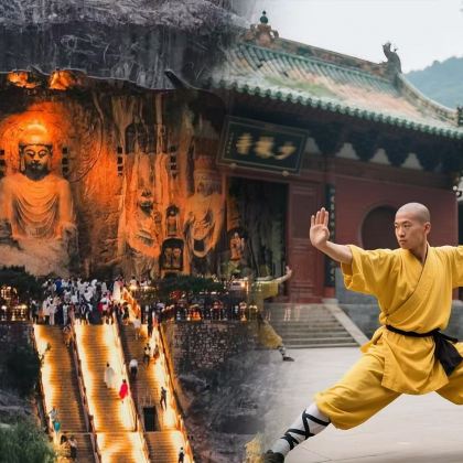 龙门石窟＋少林寺一日游【15人精品小团＋上门接送＋汉服换装】