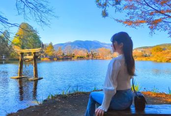 太宰府、日田、别府、由布院、巴士一日游！福冈出发！【9:10博多站出发，舒适的行程。九州自信推荐的亮点旅游地，太宰府赠送一人一个梅枝饼！包含海地狱门票！】