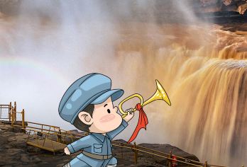 陕西黄河壶口瀑布+南泥湾一日游【专线导游带队2+1头等舱】【[发团保障]天天发团，全程专线导游优质服务】