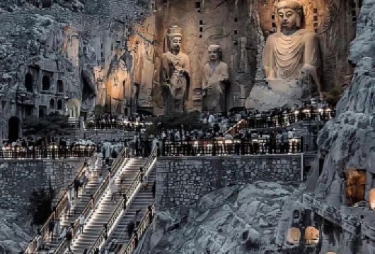 龙门石窟+洛阳博物馆+白马寺一日游【导游讲解+范围内上门接】【[省心出行]洛阳市内指定范围内酒店免费上门接早，返程送达[丽景门][应天门][西工小街][火车站]。】