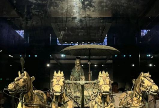 【16人小团】兵马俑+丽山园（铜车马）+西安千古情一日游【成人套餐包含[兵马俑丽山园门票+千古情演出票+车费+餐费+导服+耳麦]】