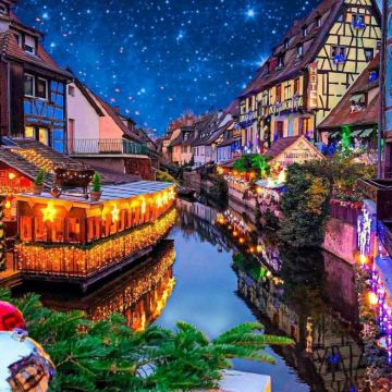 法国“圣诞之都”斯特拉斯堡+”哈尔的移动城堡“科尔马｜1日游