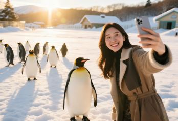 北海道旭山动物园一日游 含动物园门票|森林精灵露台|白须瀑布【[9-13人精品小团]每天发团，1人成团，札幌站3KM范围内酒店】