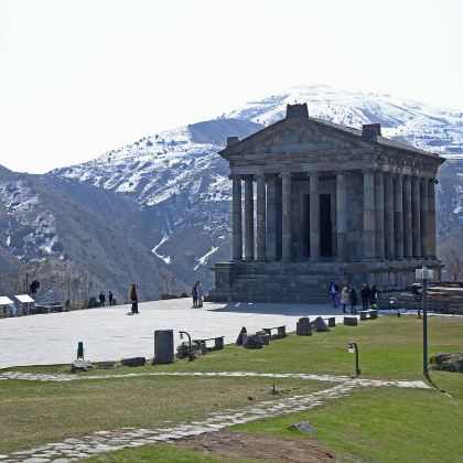 亚美尼亚埃里温塞凡湖+格加尔德修道院+加尼神庙