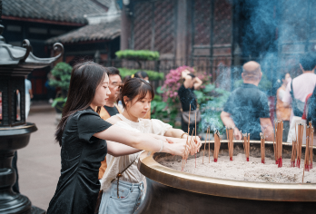 文殊院半日游 人工讲解+藏地擦擦/香囊制作2选1+十八籽手串【专业讲解，1.5小时深入了解文殊院历史与文化】