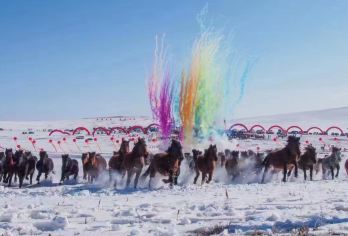 呼和浩特秋冬季红石崖高山牧场/敕勒川草原一日游纯玩小团出行【呼和浩特近郊敕勒川草原】