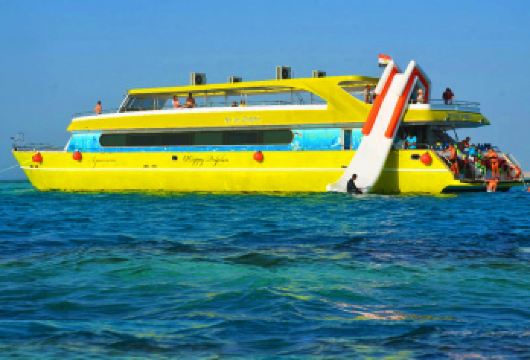 埃及红海出海一日游 玻璃船出海浮潜游艇玻璃船沙滩岛屿珊瑚礁【品质出游】