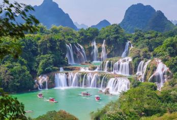 德天瀑布、明仕田园一日游【走进边境山水画廊，体验中越民族风情，领略跨国瀑布壮美】