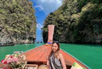 甲米豪华长尾船包船红岛半日游/一日游 私人定制+海钓+浮潜【经典甲米跳岛游 私人定制 时间自由 行程充实 多条线路可供选择 美食/饮品/小吃全包含】