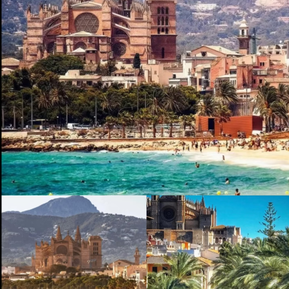 马略卡岛|帕尔马大教堂+索列尔小镇+帕尔马海滩 一日包车游