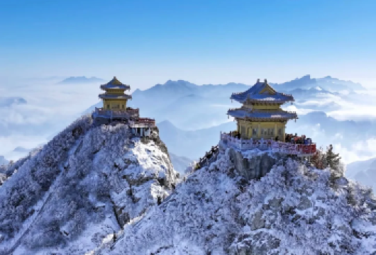 登山杖+祈福牌+老君山一日游【全程高速+直达索道口】【观夜景亮灯+全程高速+自由行+直达索道口】