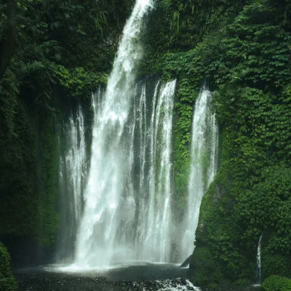 印度尼西亚龙目岛Sendang Gile Waterfall+Tiu Kelep Waterfall一日游