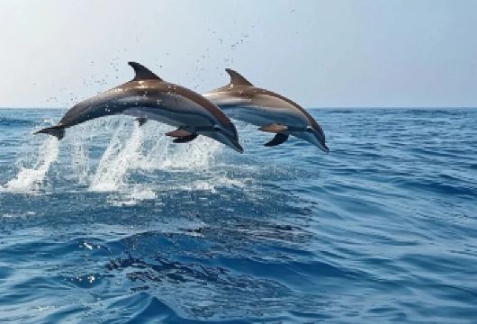 巴厘岛：罗威纳观海豚+水神庙+双子湖+善恶门一日游【清晨出海追海豚，搭配海上日出，捕捉灵动自然瞬间，出片效果佳。】