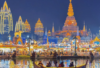 西双版纳民族风情园+告庄西双景+景洪大金塔+水上市场一日游【中文包车，定制服务，安心自由】