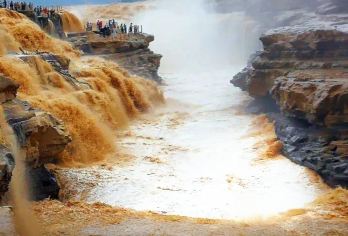 陕西【真纯玩】【壶口瀑布】【不购物】可选2+1头等舱一日游【民族祭坛，华夏源脉；壶口瀑布，气势磅礴！】