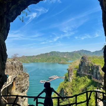 易水湖+太行水镇纯玩一日游【畅游北方小桂林-体验古朴水镇】