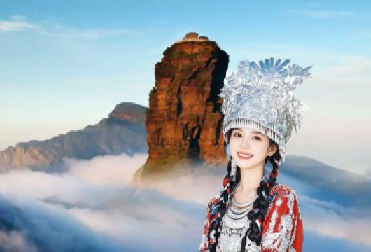 贵州铜仁梵净山一日游【仙境梵净山·冬季云海季·可选铜仁出发】【[缤纷景点]懒人友好路线：索道双程+精华段徒步仅1.5h；一日看尽蘑菇石·万卷经书·云瀑佛光】