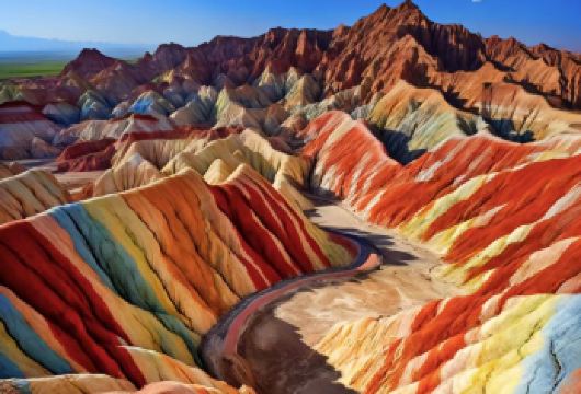 张掖七彩丹霞+马蹄寺千佛洞一日游【上门接送小包团纯玩无购物】【精品线路/深度体验/游玩自由/消费透明】