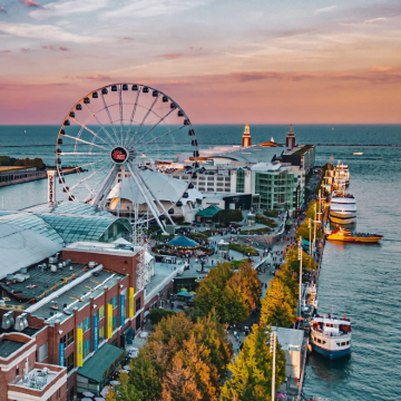 芝加哥千禧公园+菲尔德博物馆+威利斯大厦+海军码头包车一日游