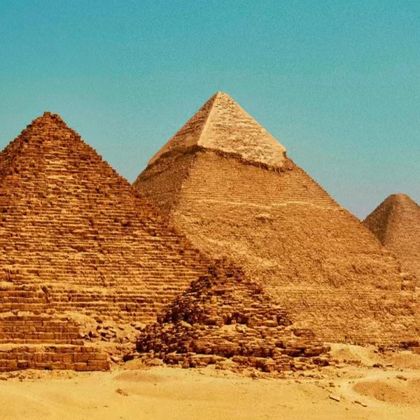 埃及胡夫金字塔+狮身人面像+埃及博物馆+吉萨金字塔群一日游