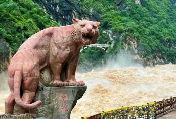 虎跳峡+白水台一日游【8人/大巴可选香格里拉/丽江结束行程】【[缤纷景点]虎跳峡+白水台+哈巴雪山观景台，热门景点尽览带您玩转香格里拉】