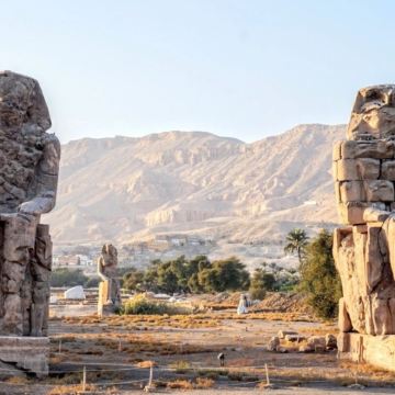 卢克索+曼侬巨像+丹达拉神庙|石像遗迹+超美蓝色天花板巡礼