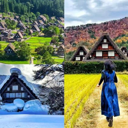 日本白川乡合掌村一日游｜可选直达展望台＋飞驒高山老街巡礼
