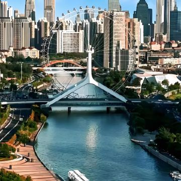 天津之眼摩天轮夜景+夜景海河游船+古文化街一日夜游∣私家团