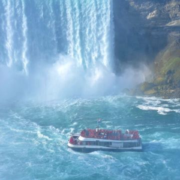 美国布法罗往返-尼亚加拉瀑布-雾中少女号游船【市区酒店接送】