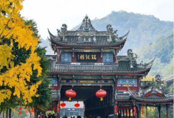 成都春日踏青：凤栖山+街子古镇一日游 中英俄法意德日韩导游C【[暖心服务]独立包车，省心出行，中文司机，行程可调】