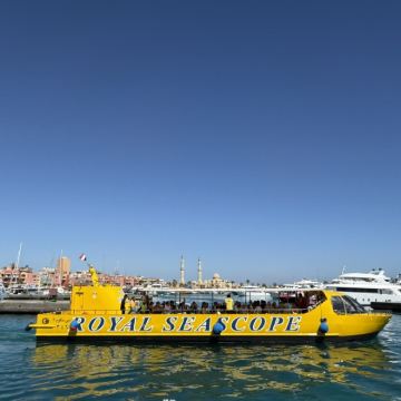 埃及红海出海 玻璃船+冲沙 红海浮潜一日两项