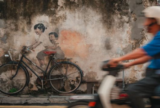 槟城步行导览半日游娘惹馆壁画街【专业导游 深度讲解】【[槟城老故事系列]——漫步时光长巷，解锁百年南洋记忆，一趟穿越百年的步行剧场，让老导游説故事给你听】