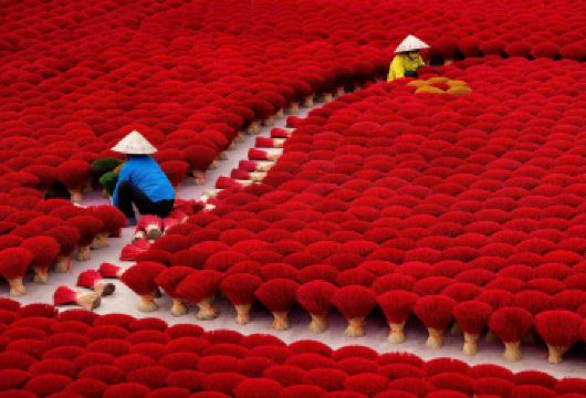 河内半日手工艺之旅 [光富橋香村 & 长村斗笠村]【探索越南传统手工艺文化，参加从河内出发的沉浸式导览之旅，与当地工匠亲自交流学习。】