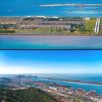 海上云台山-江苏版的“里约热内卢”-连云港-乘坐观光车