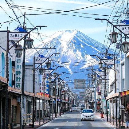 日本富士山+新仓山浅间公园+忍野八海+河口湖一日游