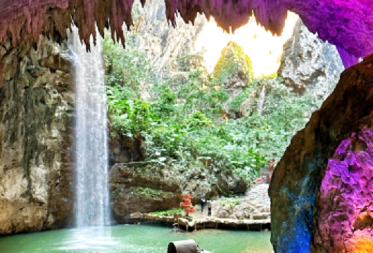 【私自团上门接】清远英德洞天仙境+峰林晓镇一天游+天天发团【私家旅行：一单一团，不拼客，享专属旅行 品质服务：车上门接送，专职司机护航】