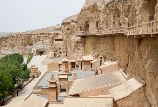 敦煌西晋壁画墓+大地之子+锁阳城+榆林窟4-12人拼团一日游【[品牌承诺]纯玩无购物，无隐形消费！】