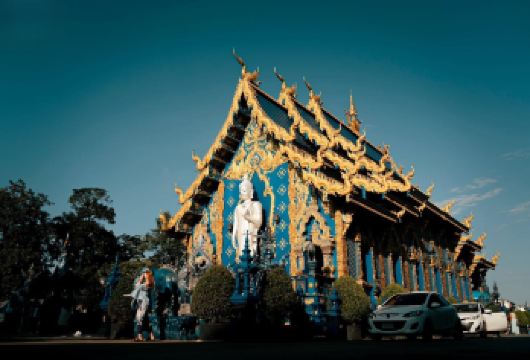 清迈-清莱｜红庙白庙蓝庙+爱丽丝仙境网红咖啡馆餐厅一日游【探访清莱三大经典寺庙：白庙、蓝庙、红庙，感受泰北独特宗教艺术与建筑之美】