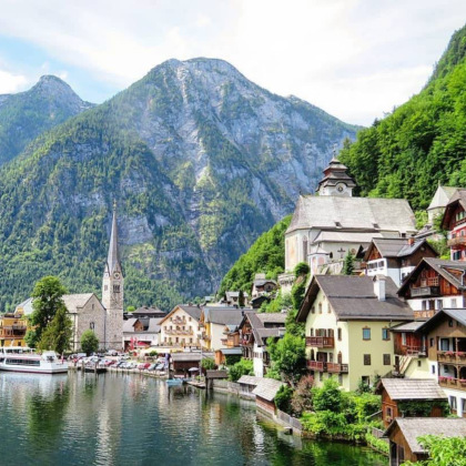奥地利萨尔茨堡-哈尔施塔特-集市广场【中文包车自由行】