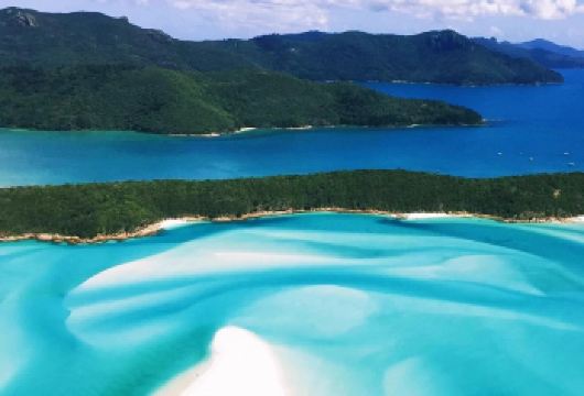 圣灵群岛白天堂海滩半日游【船去船回 艾利滩/汉密尔顿岛出发】【长达7公里的白天堂沙滩是圣灵群岛的一颗明珠】