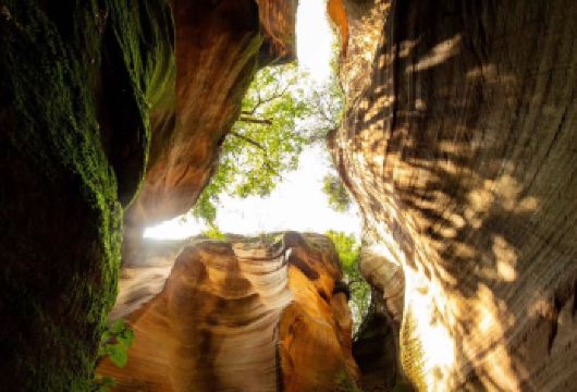甘泉大峡谷一日游【延安旅游包车+畅游不限时】【[一对一包车]专车上门接送，车辆费用全含】